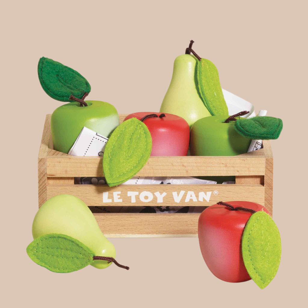 Orchard Fruits Wooden Market Crate