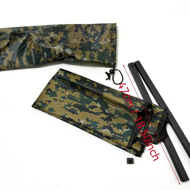 Low-Profile Hunting Chair Lightweight Foldable Stool – Adjustable Carry Strap, Mossy Oak Camo Pattern, Portable Seat for Turkey & Deer Hunting, Camping, Fishing & Outdoor Use, Ground Blind Chair