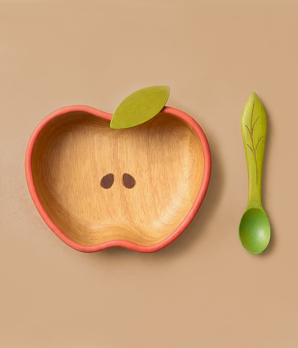 Pepa the Apple Bowl & Spoon Set