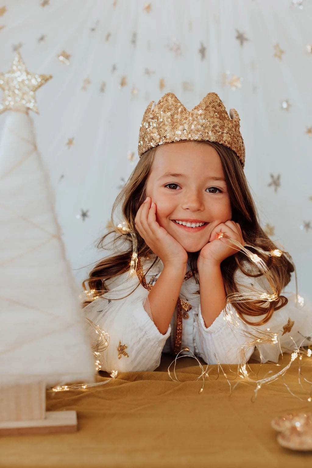 Crown - Gold Sequins