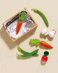 Harvest Vegetables Wooden Market Crate