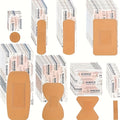 720-Piece Variety Bandages Pack – Assorted Sizes Breathable Adhesive Bandages Bulk Set with Fingertip & Knuckle Bandages for First Aid, Wound Care, Scrapes & Blisters