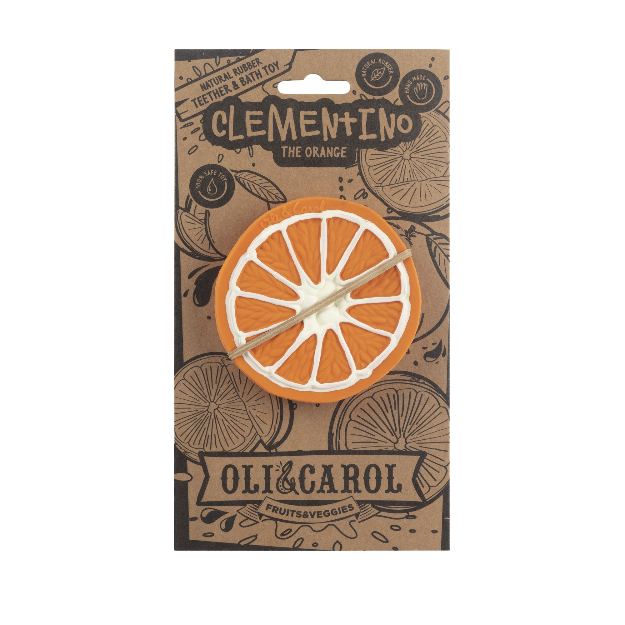 Clementino the Orange Teething Toy