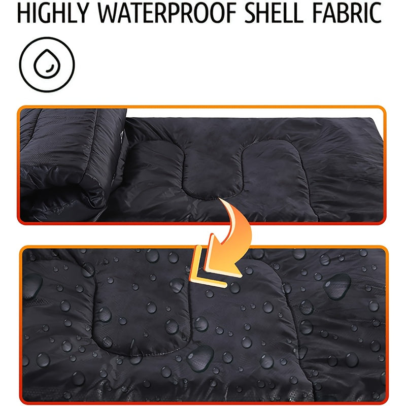 Lightweight Sleeping Bag for Backpacking Camping Hiking - 68°F Warm Weather Rating, Compression Bag Included, Outdoor Travel Hunting Sleep Bag for Adults