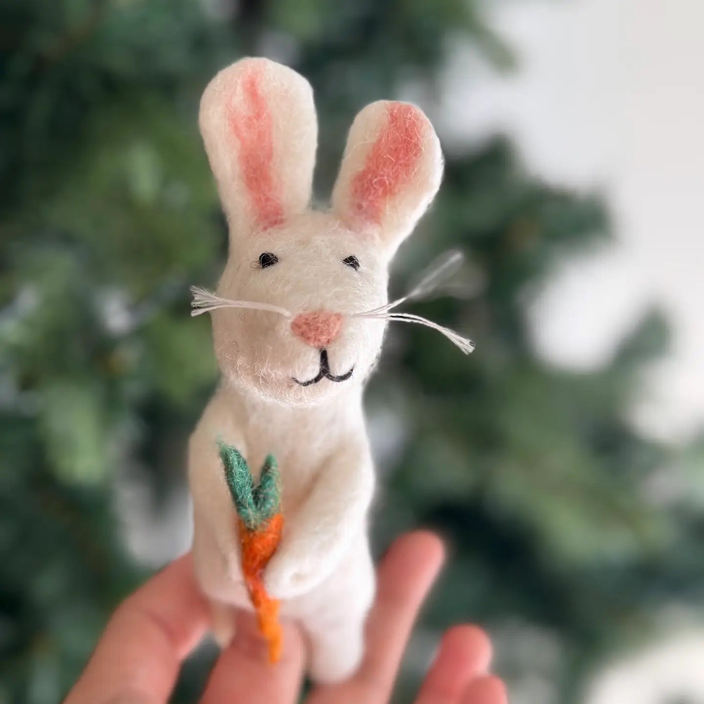 Felt Finger Puppet: Bunny