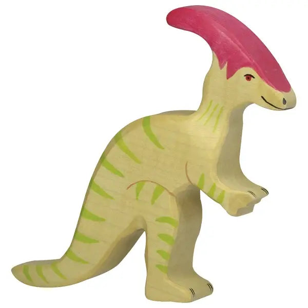 Holztiger Parasaurolophus Dinosaur