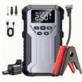 Car Jump Starter Portable Emergency Power Bank with LED Flashlight SOS Air Pump for Small Vehicles Roadside Emergency Kit