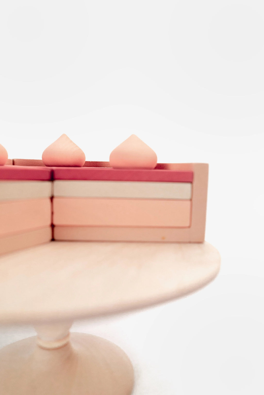 Sabo Concept Handmade Strawberry Layer Cake On A Stand