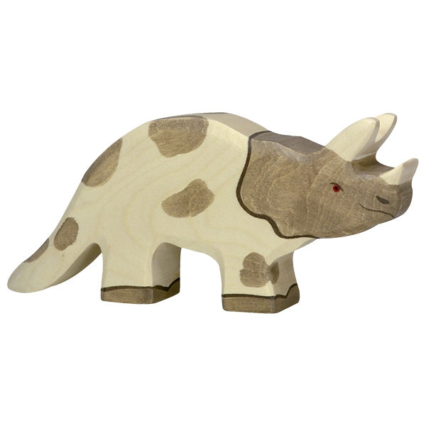 Holztiger Triceratops Dinosaur