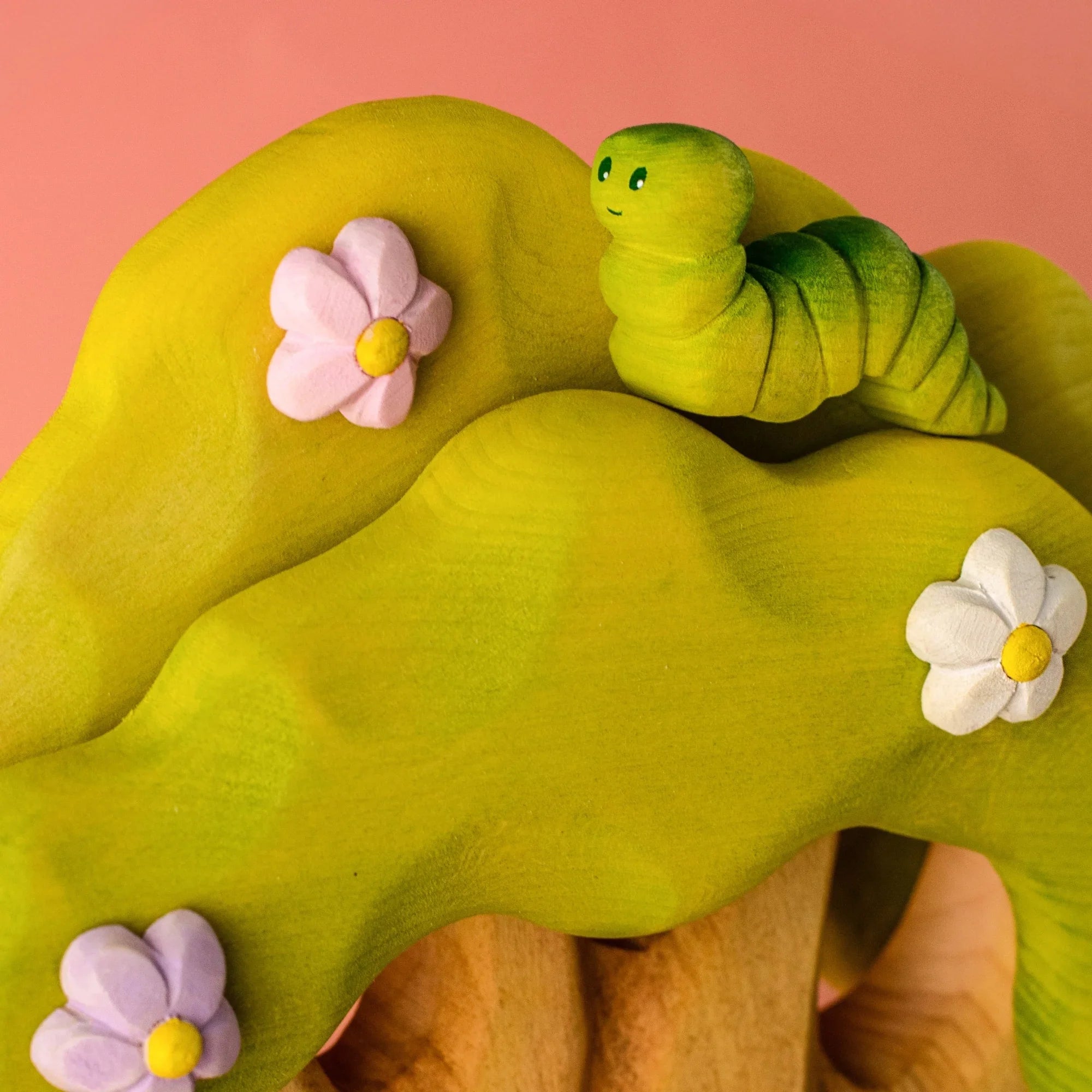 Bumbu Handmade Wooden Caterpillar