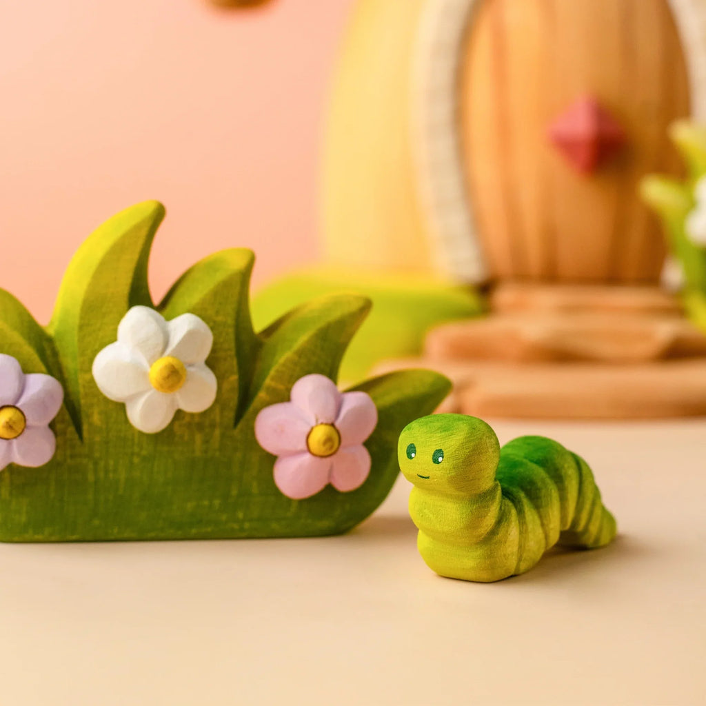 Bumbu Handmade Wooden Caterpillar