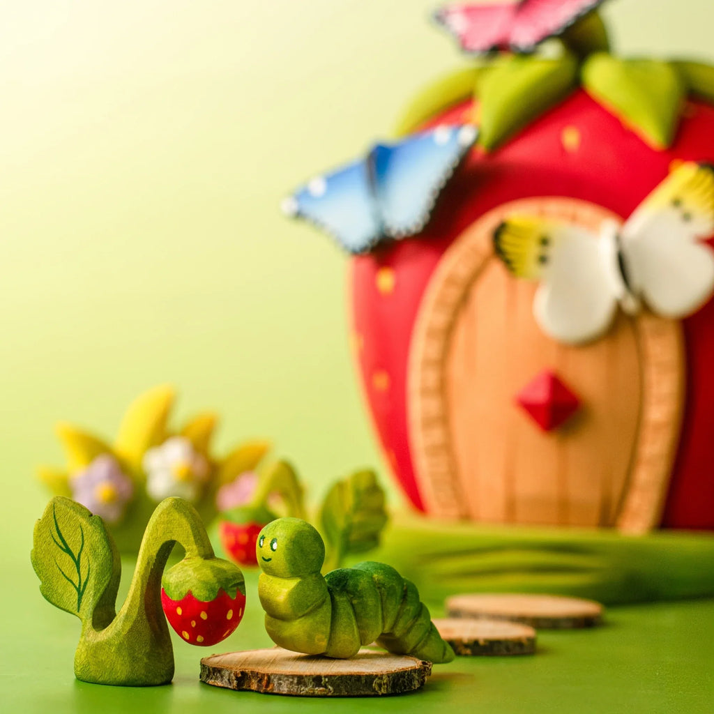 Bumbu Handmade Wooden Caterpillar