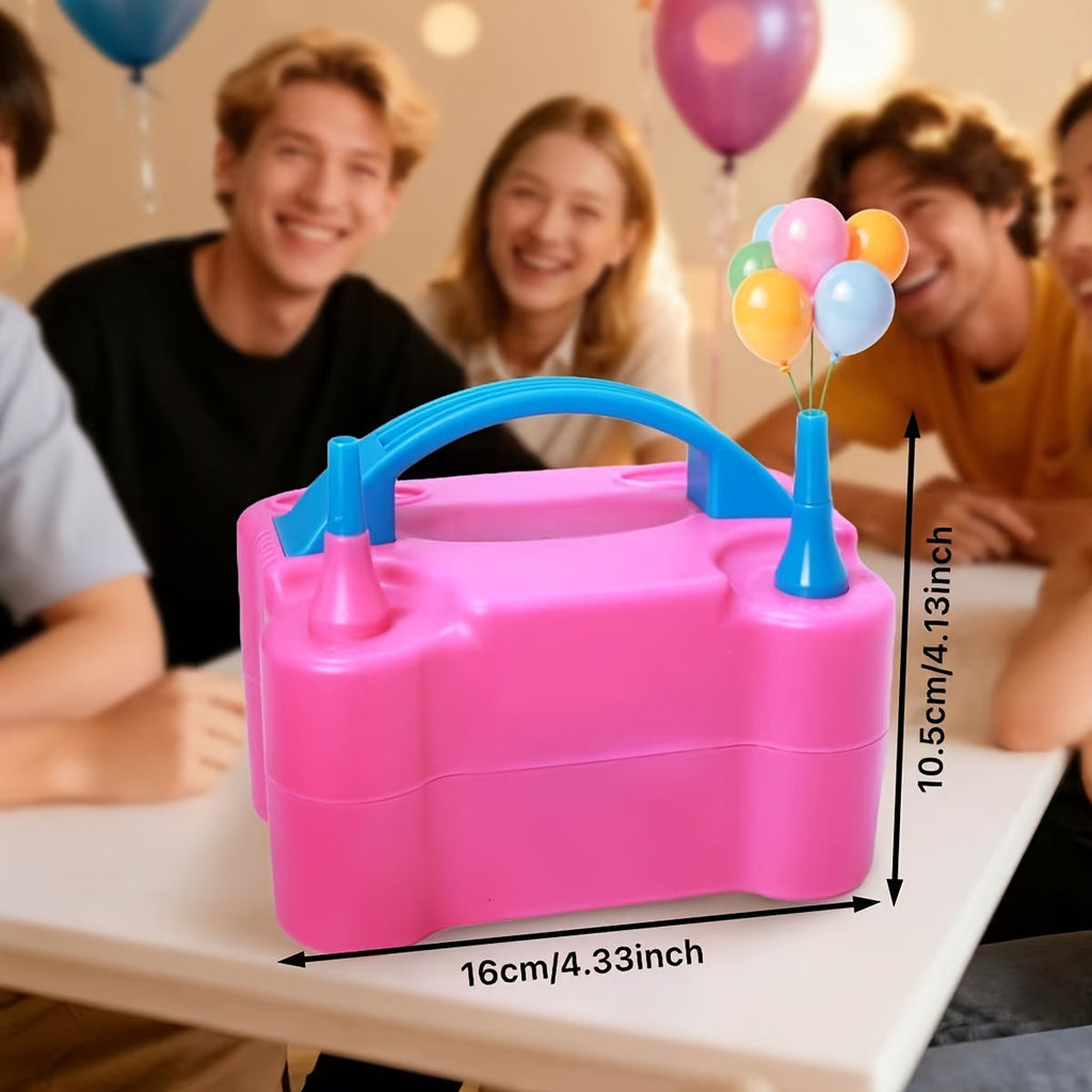 Electric Balloon Pump 3-in-1 Portable Inflator Deflator Fast Inflation for 260Q Foil Mylar Latex Double-Stuffed Balloons Pool Inflatables No Battery Required