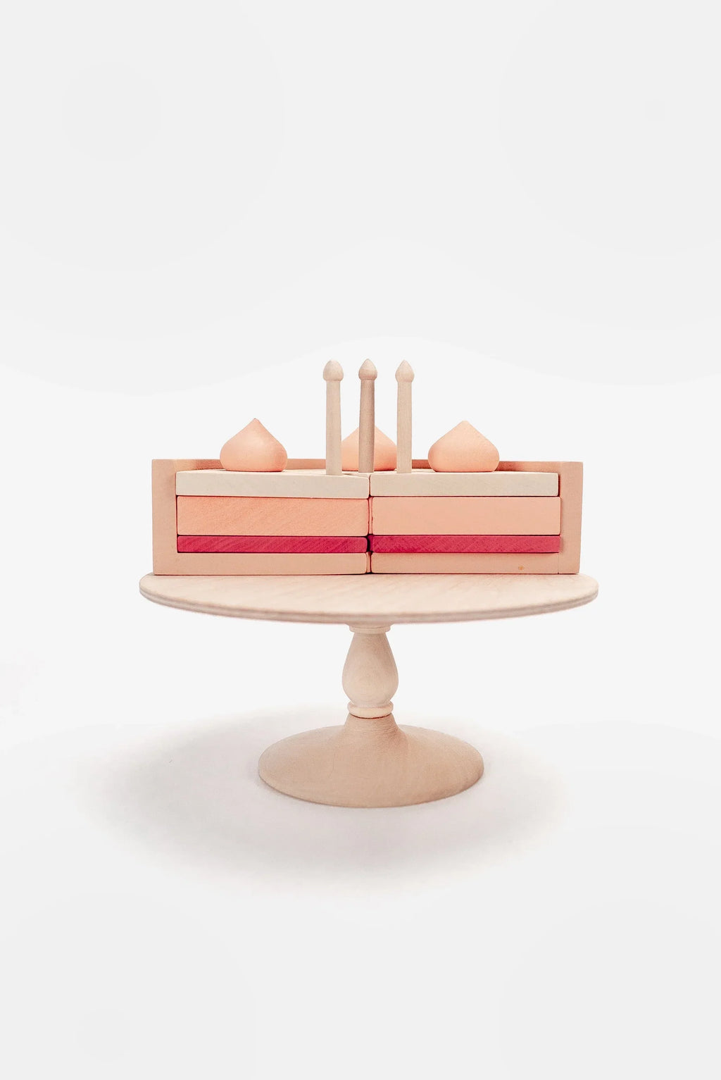 Sabo Concept Handmade Strawberry Layer Cake On A Stand