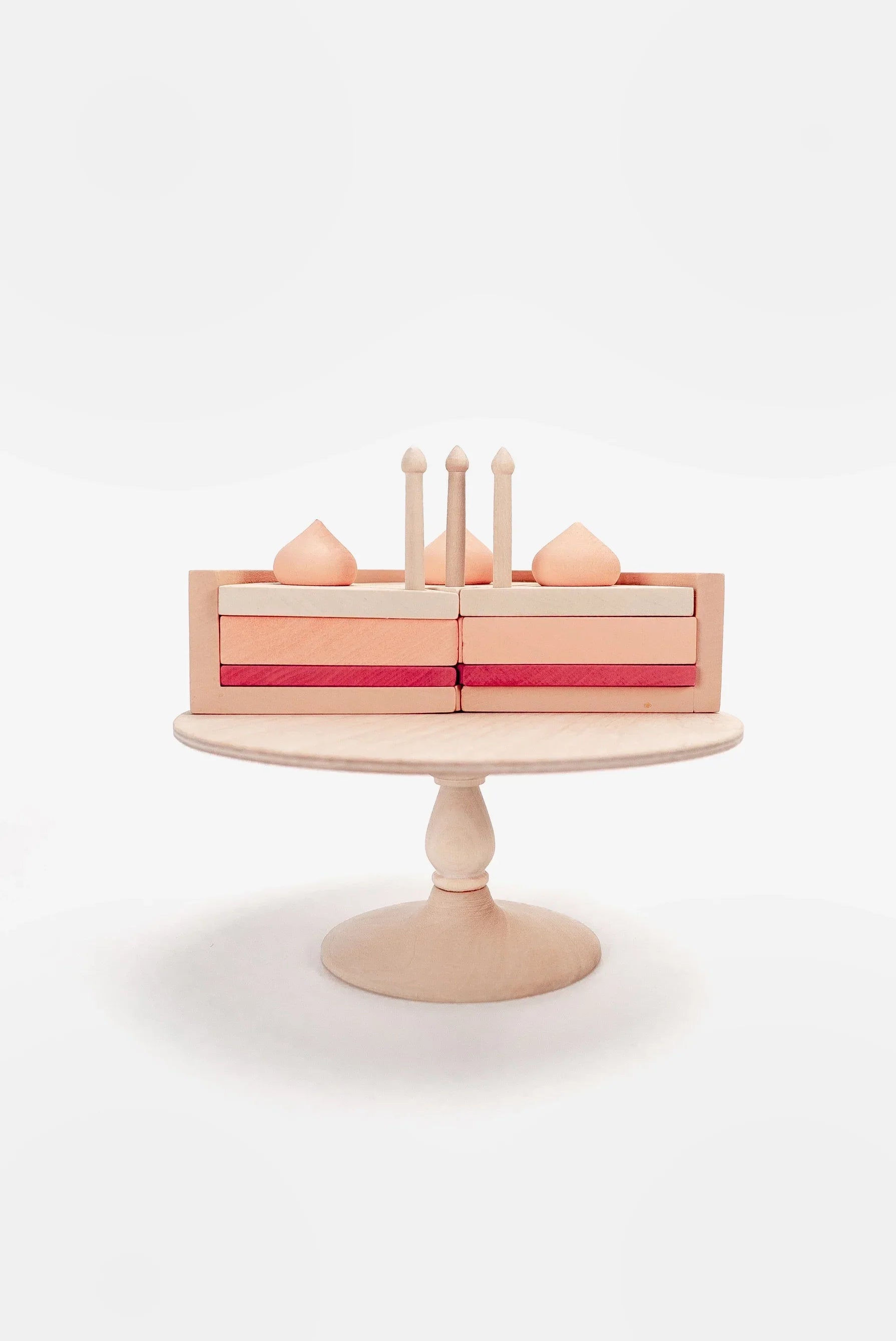 Sabo Concept Handmade Strawberry Layer Cake On A Stand