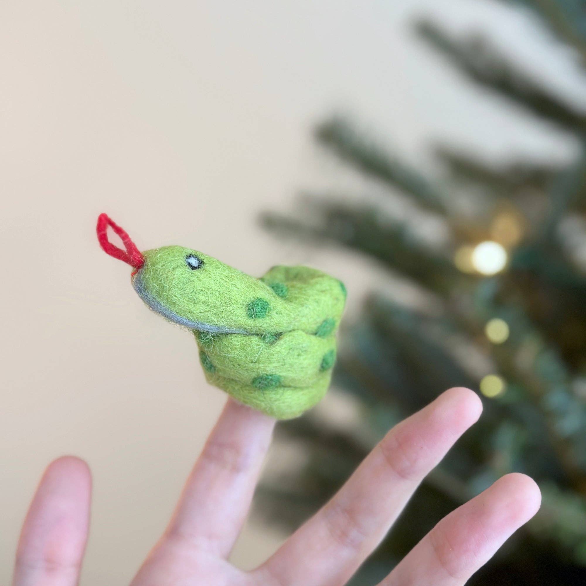 Felt Finger Puppet: Snake