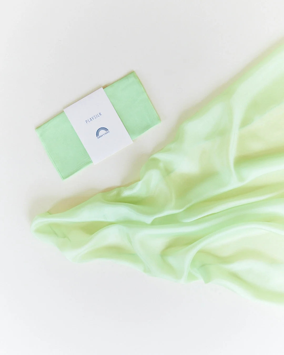 Sarah's Silks Solid Color Playsilk - Lime