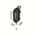 Electric Scooter Handlebar Bag Front Storage 2L Large Capacity – Portable Waterproof Handlebar Pouch for Phone, Wallet & Essentials, Universal Fit for E-Scooter, Bike & Bicycle
