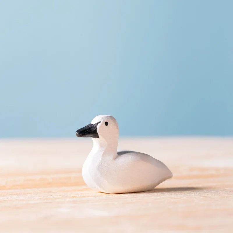 Bumbu Handmade Wooden Baby Swan