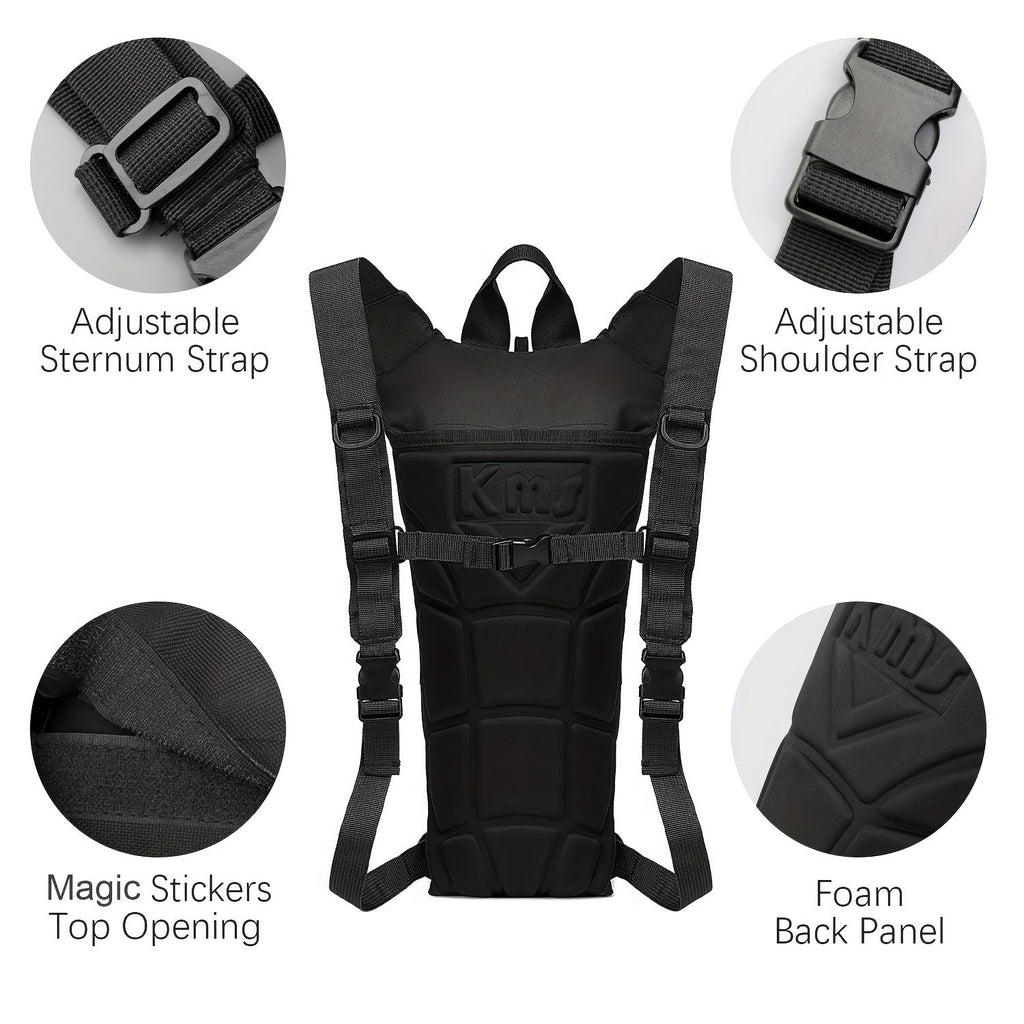 Water Bladder Backpack with 3L & 101.44oz BPA-Free Bladder – Oxford Cloth Hydration Pack for Hiking, Camping & Outdoor Adventures, Multiple Colors Available