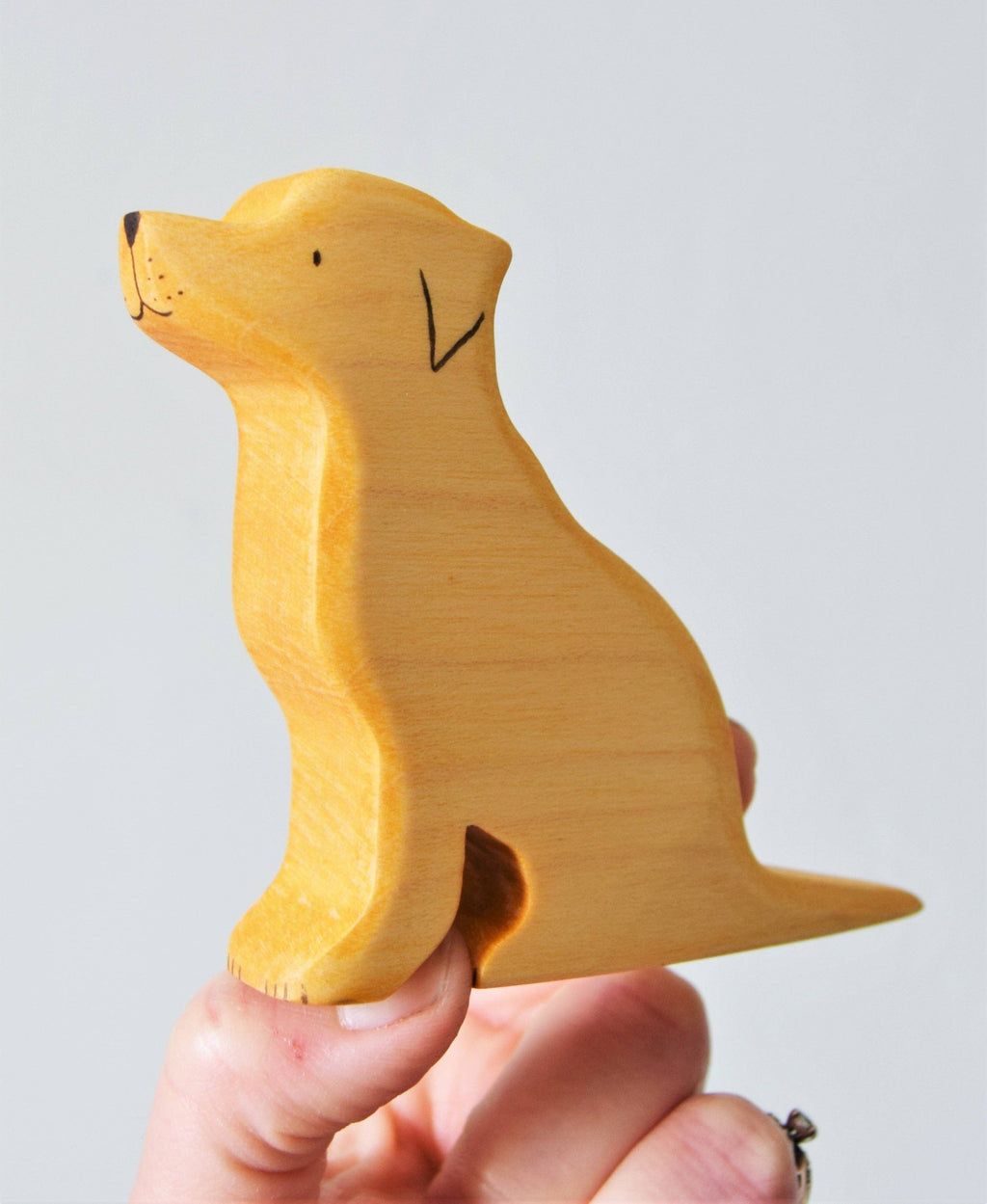 Handmade Wooden Labrador Dog