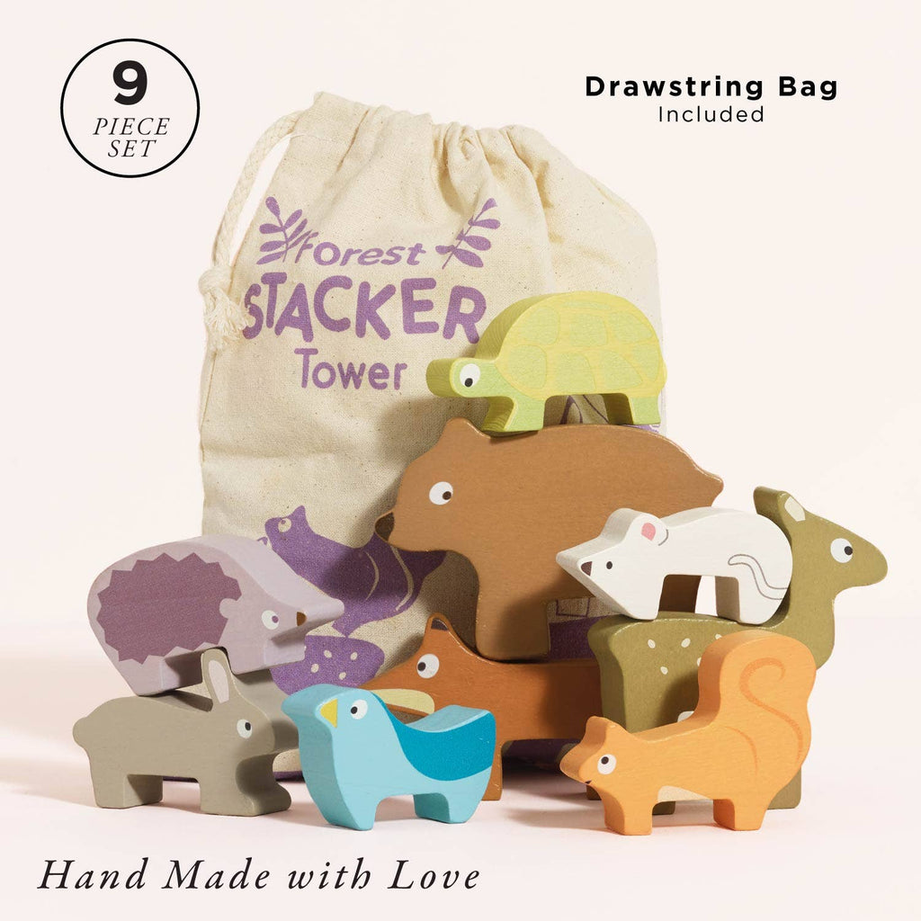 Woodland Stacking Forest Animals & Bag