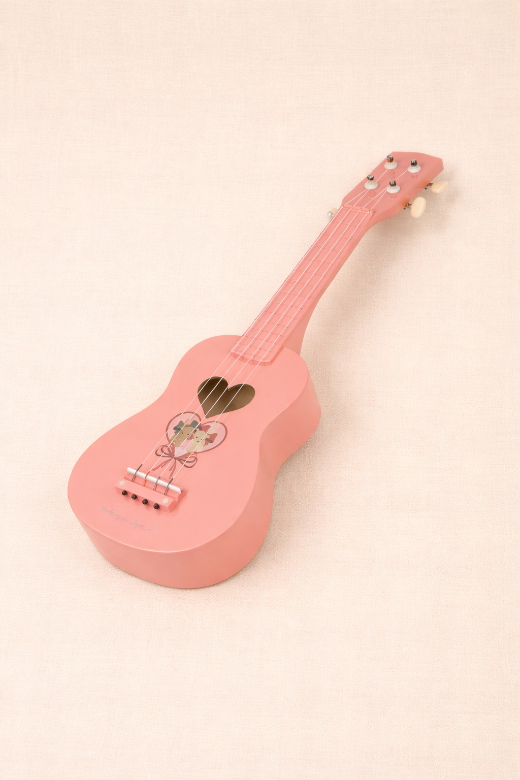 Konges Sloejd Wooden Ukulele - Bow Kitty