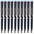 Oversized Golf Grips 10-Pack | Jumbo Blue Soft Rubber Anti-Slip Golf Club Grips for Iron & Wood Clubs – Ergonomic Precision Control Design for All Skill Levels with Custom Texture & Enhanced Durability