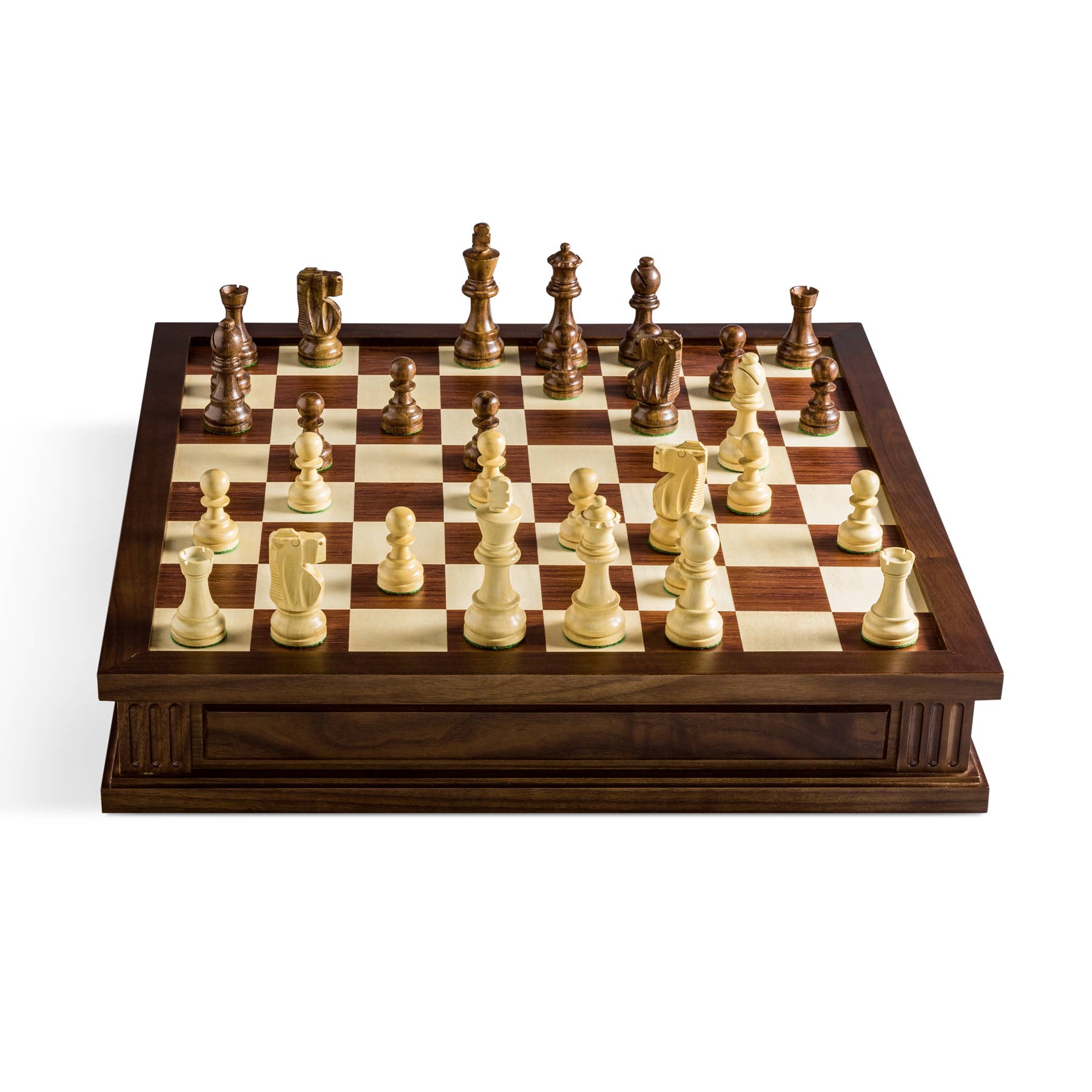 Heirloom Board Game: 7-in-1 (Chess, Checkers, Backgammon, Cribbage, Poker Dice, Cards, Dominoes)