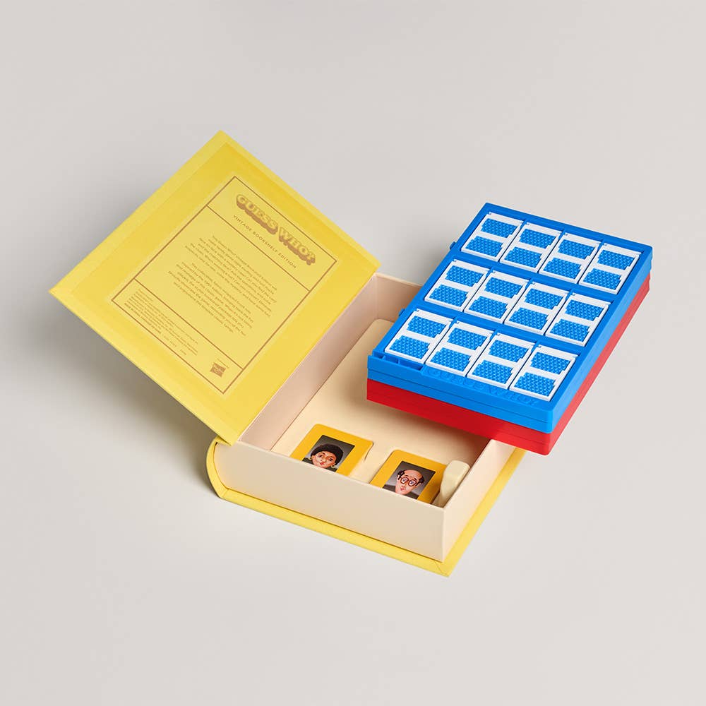 Board Game: Guess Who? Vintage Bookshelf Edition