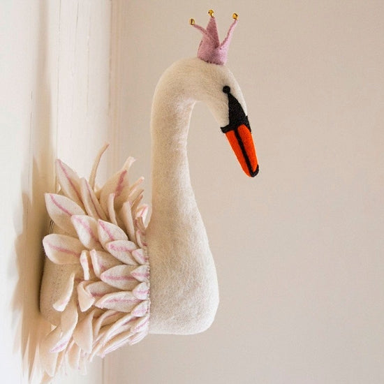 Handmade Felt Swan