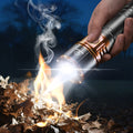 Zoomable LED Flashlight 4500LM, Aluminum Alloy Torch Fresnel Lens Adjustable Beam, 21700 3000mAh Rechargeable Battery, Fire Starting, Long Runtime for Camping Fishing Survival Night Cycling Power Outage