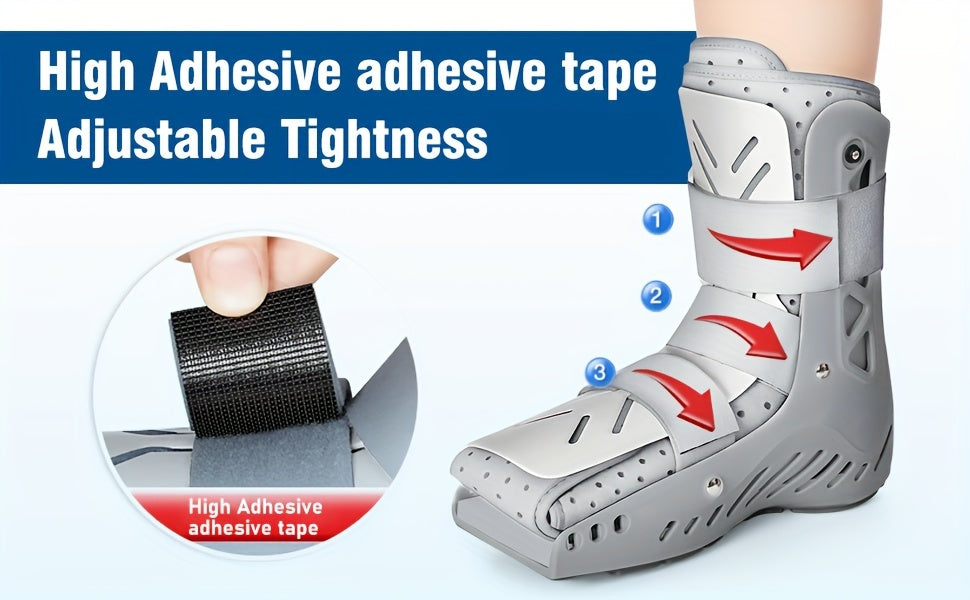 Dual Airbag Ankle Support Brace Adjustable Compression Left Right S L