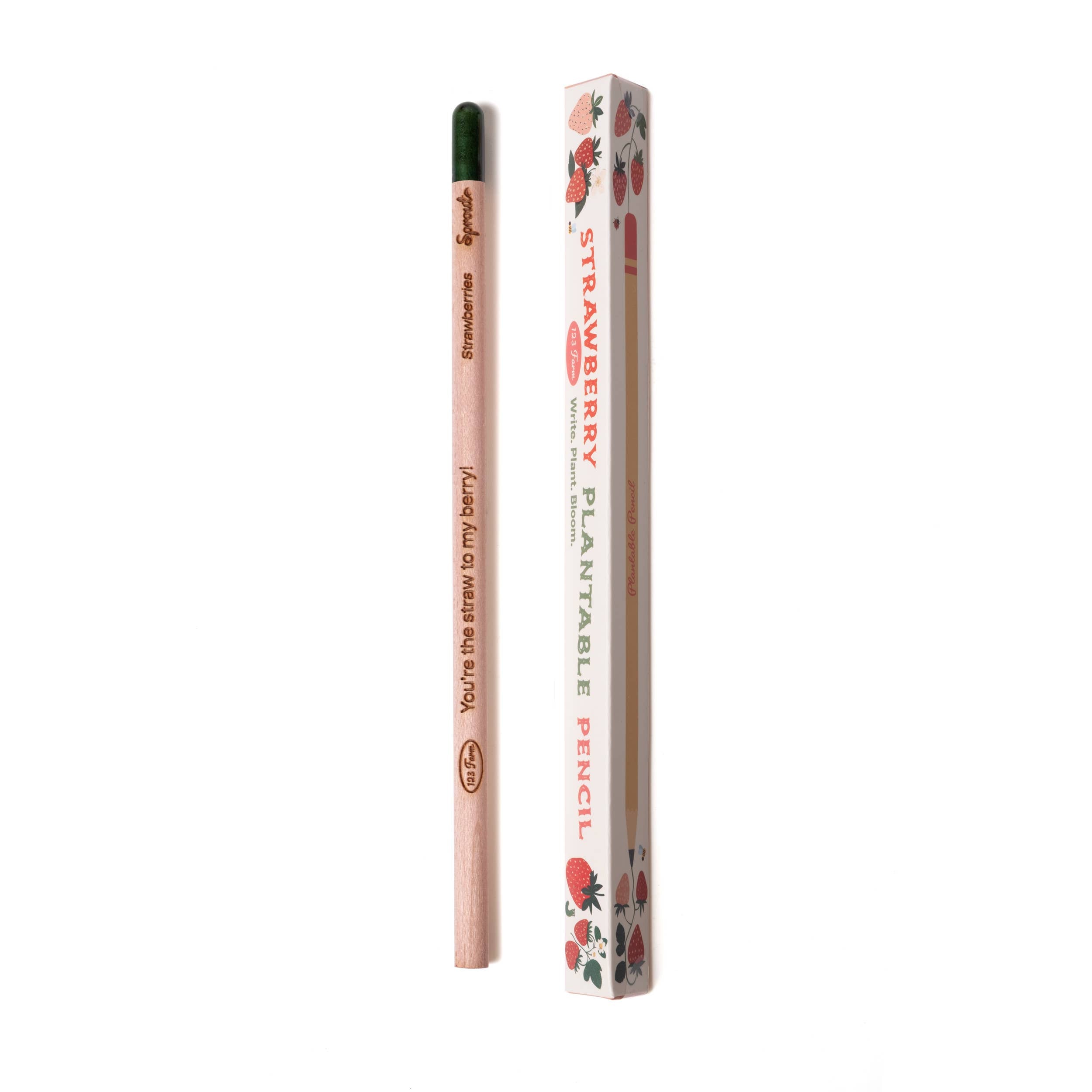 Strawberry Plantable Pencil – Eco-Friendly