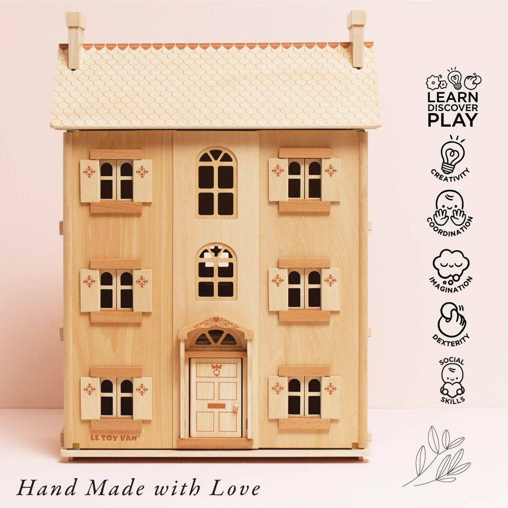 Le Toy Van The Grand Natural Wood Doll House
