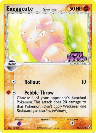 Exeggcute (65/110) (Delta Species) (Stamped) [EX: Holon Phantoms]