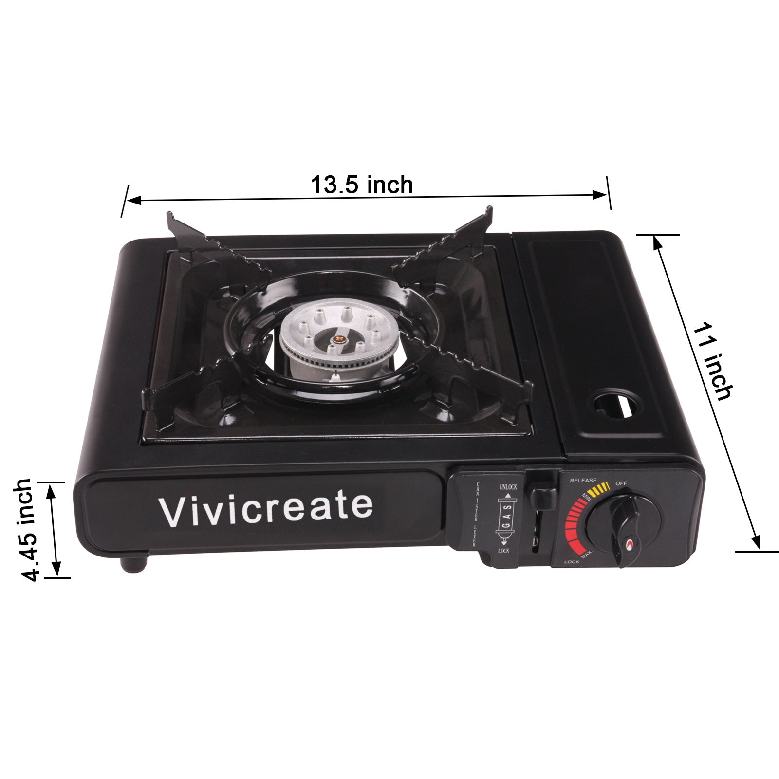 Portable Butane Camping Stove Single Burner – Compact Gas Cooker with Carrying Bag for Outdoor Cooking, Camping, Hiking, Fishing, Picnics & Korean BBQ | 2 Colors