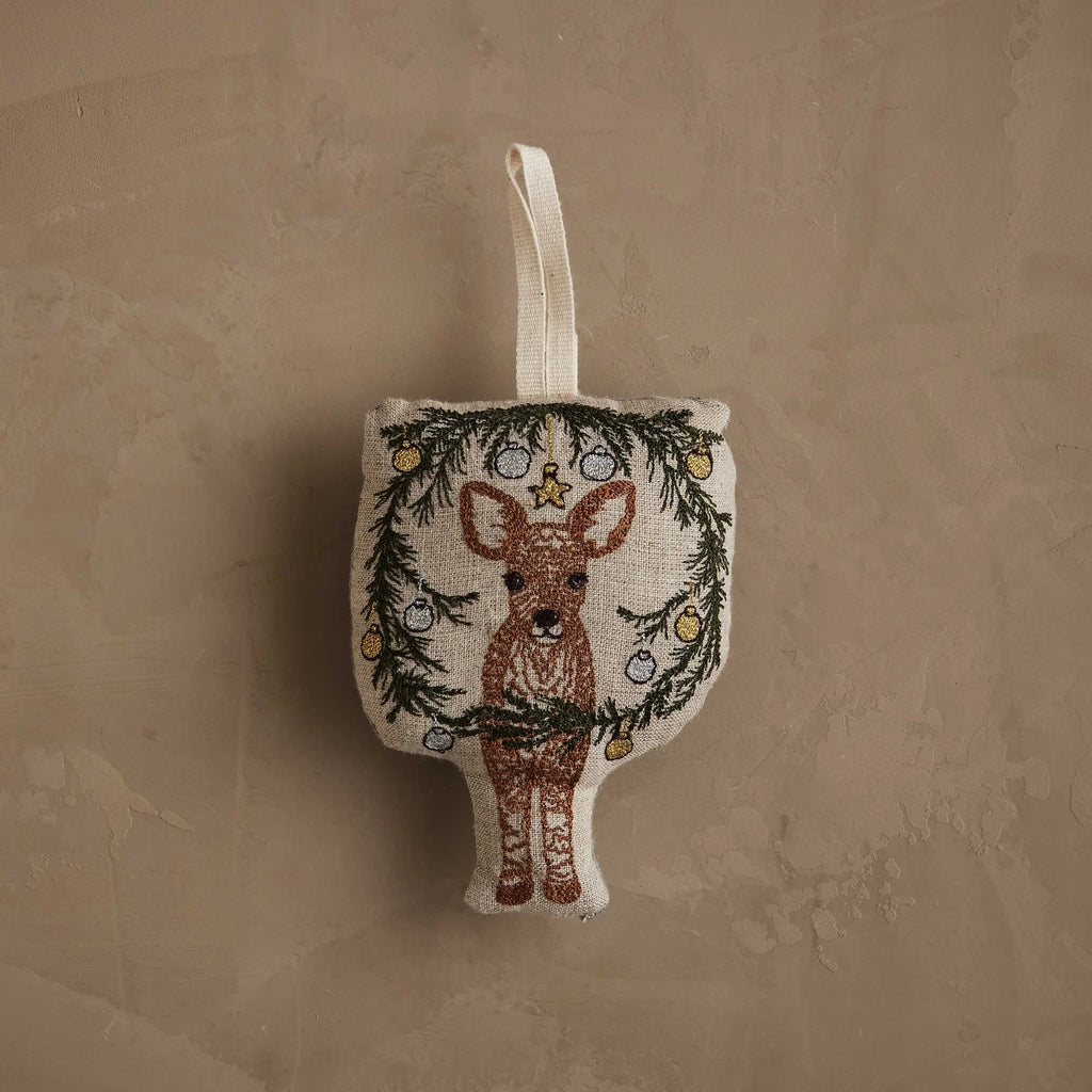 Coral & Tusk Togetherness Deer Ornament