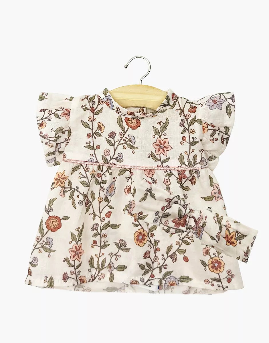 Minikane 13" Doll Clothing | Daisy Dress & Headband in Cotton - Gisele