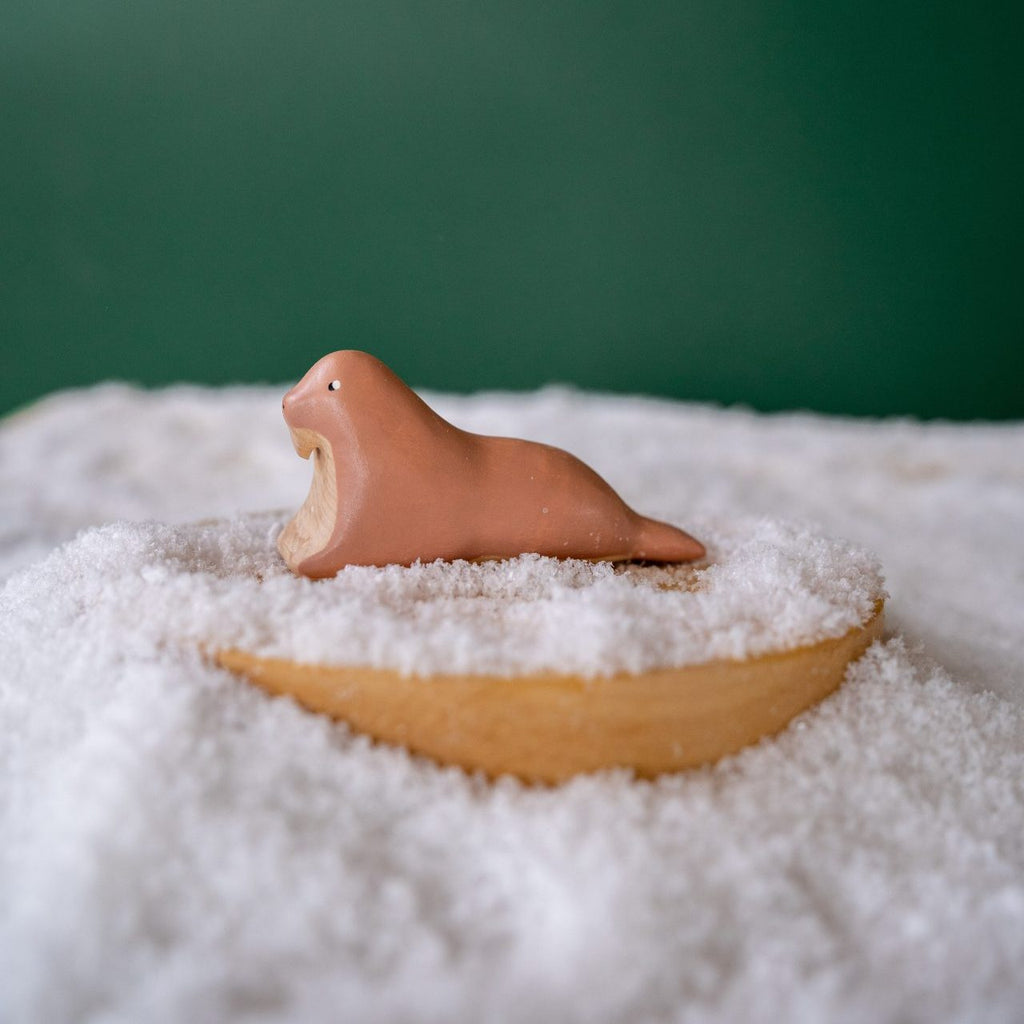 Handmade Wooden Walrus