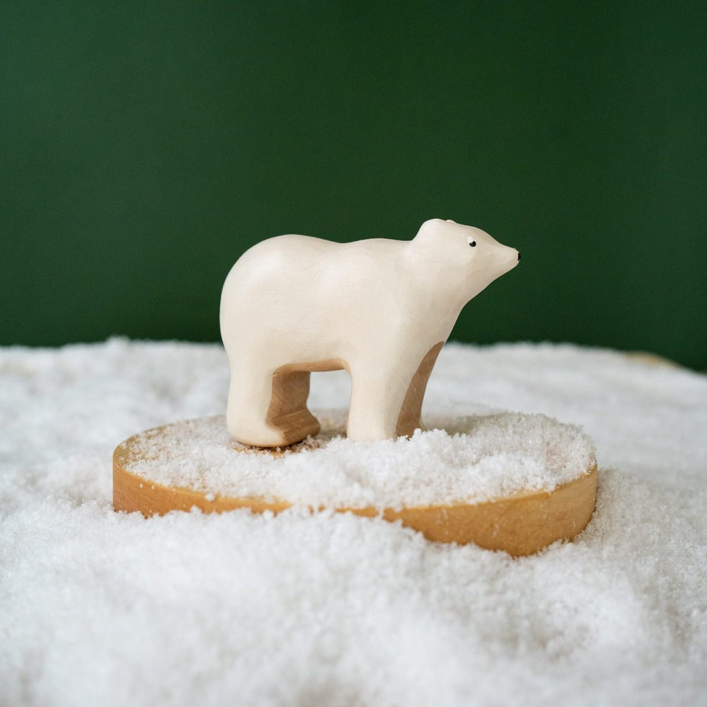 Handmade Wooden Polar Bear