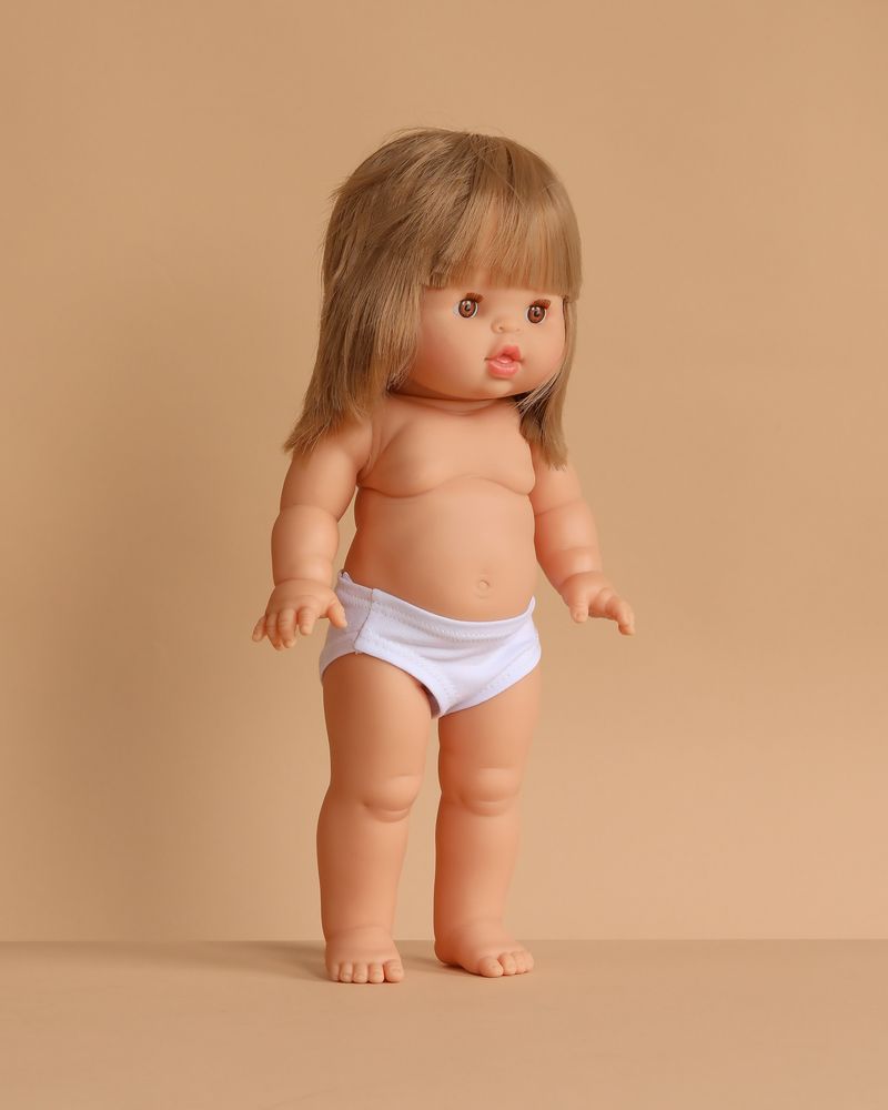 Minikane Standing Doll (14") - Zoelie (clothing sold separately)