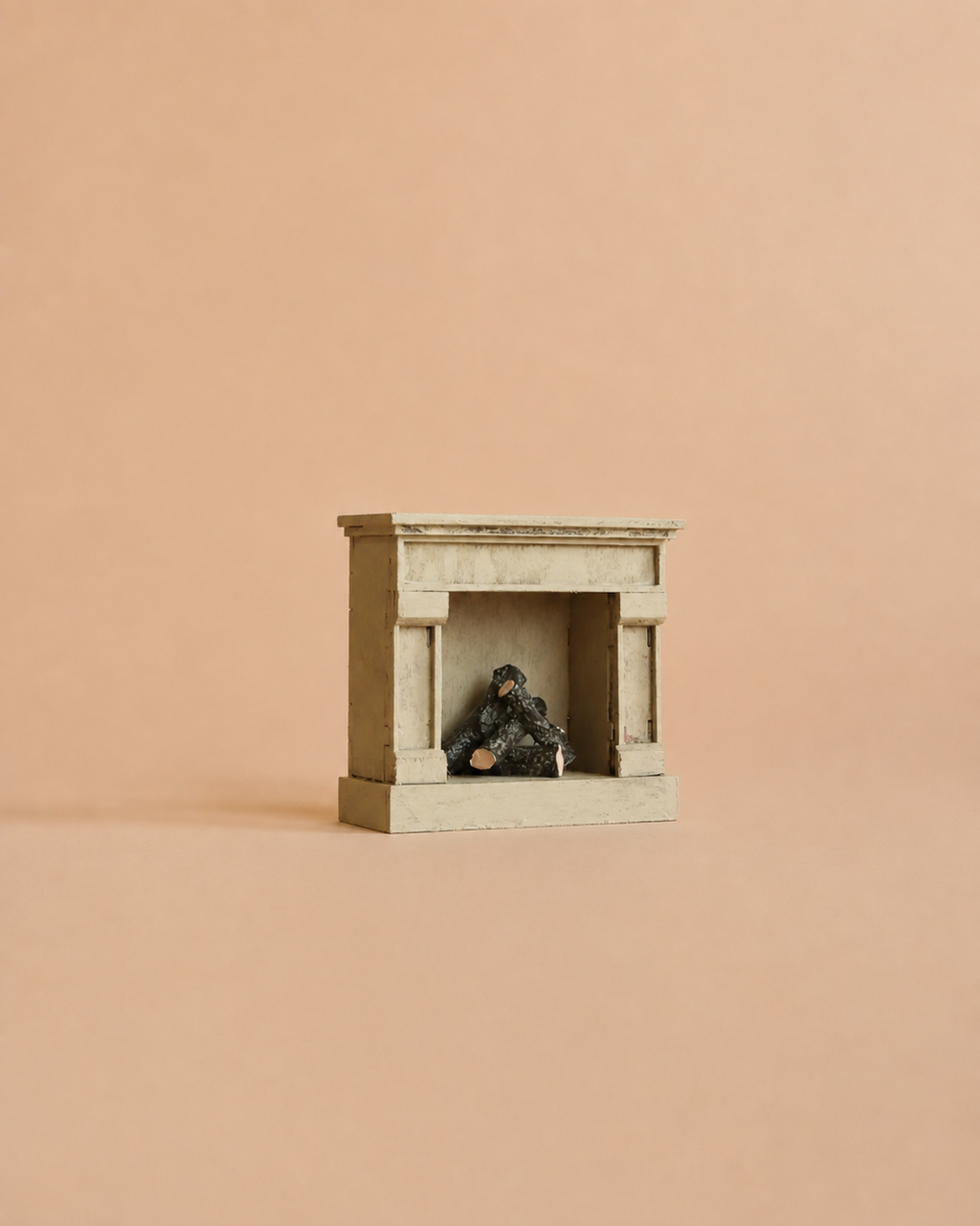 Maileg Fireplace, Mouse Size - Off White
