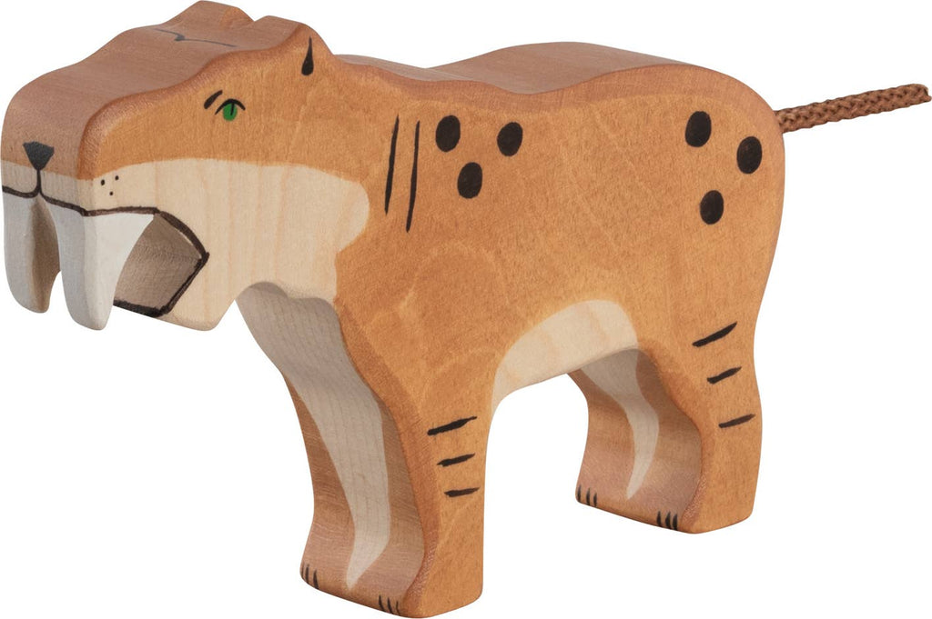 Holztiger Saber-Toothed Tiger