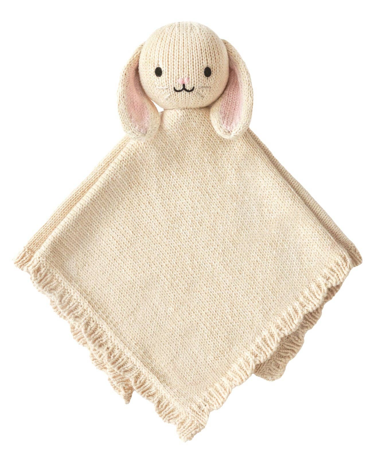 Cuddle + Kind Organic Cotton Baby Bunny Lovey (Oatmeal)
