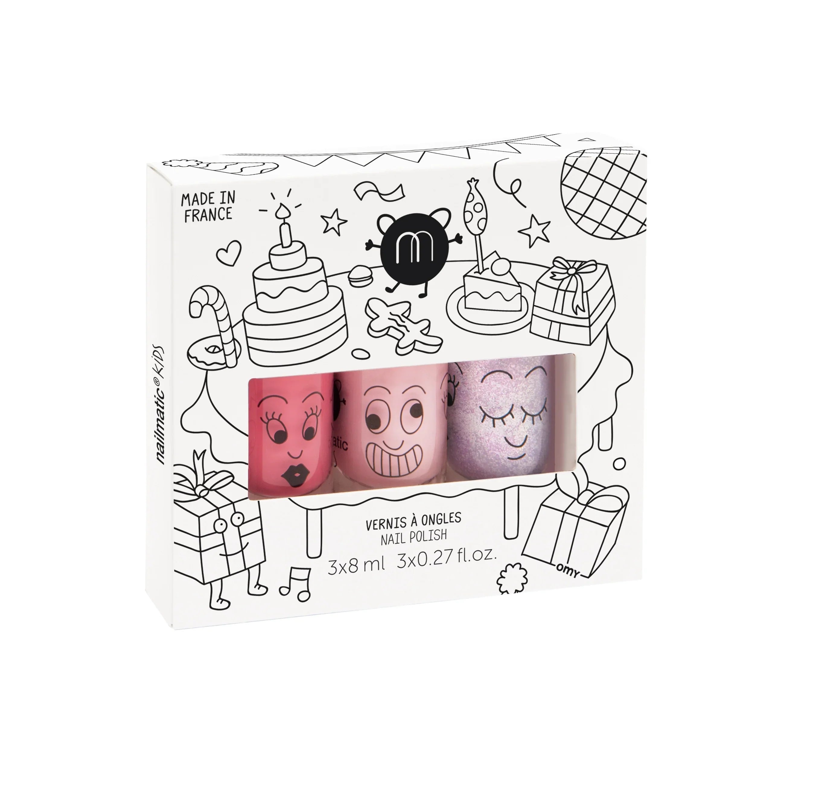 Nailmatic - 3 Nail Polish Set - Party
