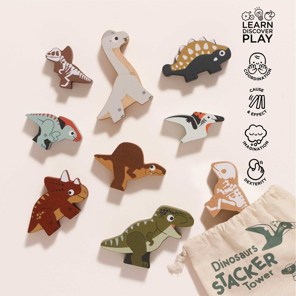 Jurassic Stacking Dinosaurs