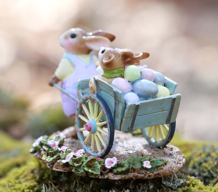 Wee Forest Folk Tiny Collectible - Easter's on its Way (Not a Toy)