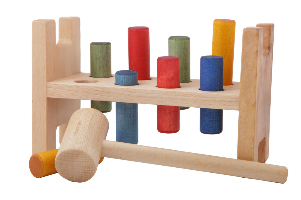 Colorful Wooden Pound A Peg