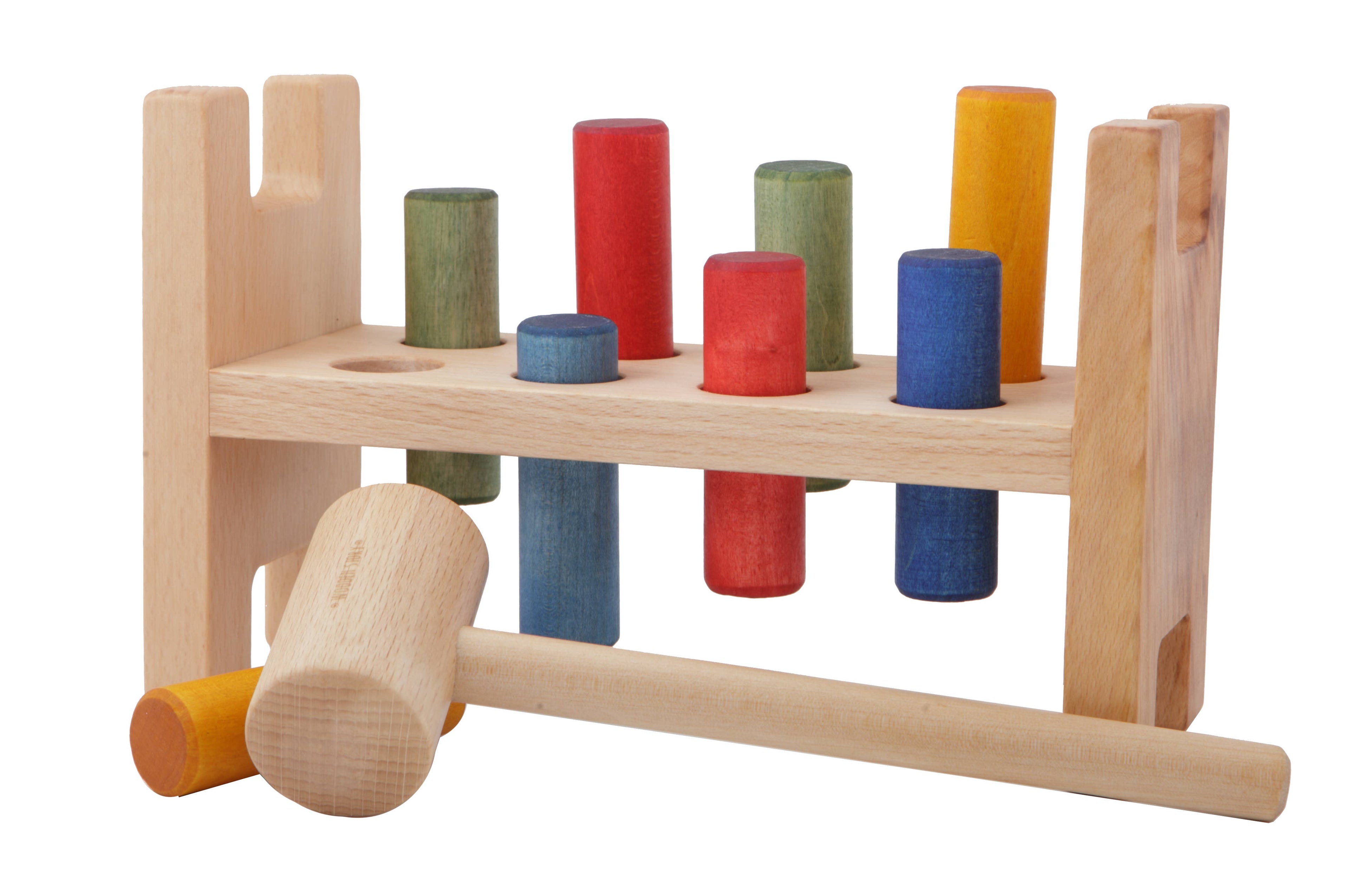 Colorful Wooden Pound A Peg